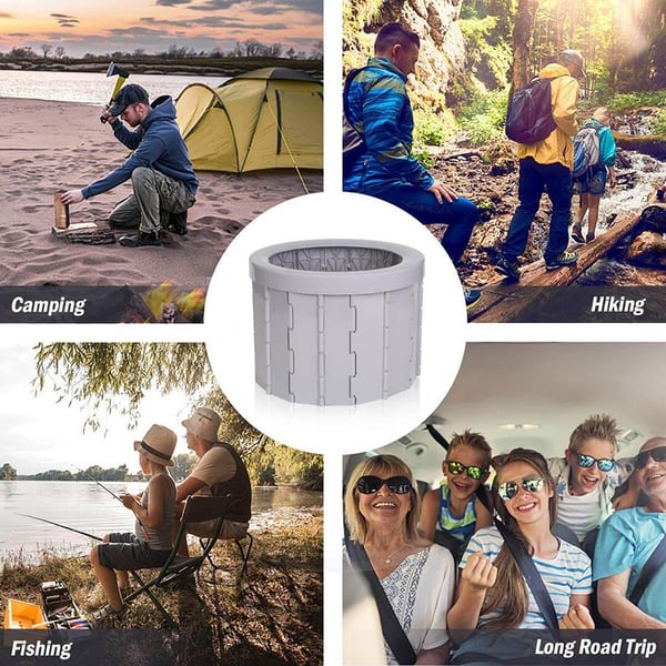 Portable Toilet For Outdoor Camping Travelling(It can bear 400 lbs weight) mysite