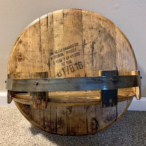 Bourbon whiskey barrel shelf mysite