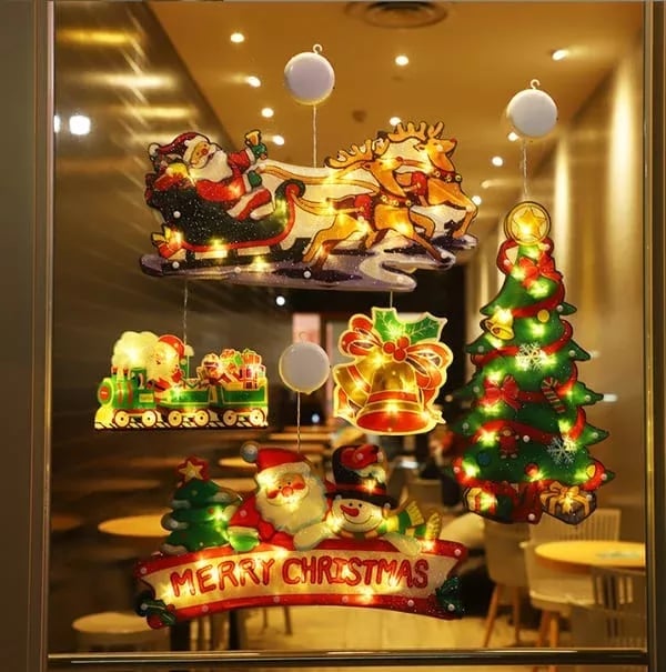 🎄Christmas Window Hanging Lights mysite