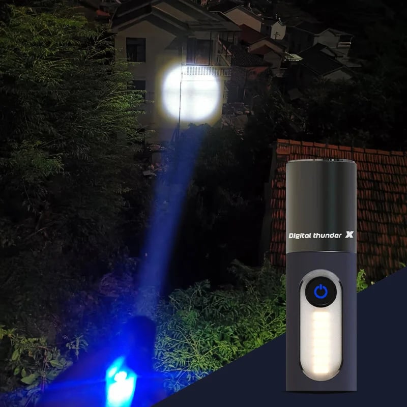 🔥LED Rechargeable Tactical Laser Flashlight 80000 High Lumens