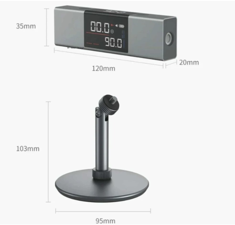 2023 New LED Screen Dual Laser Digital Protractor With Tripod-Free Shipping mysite