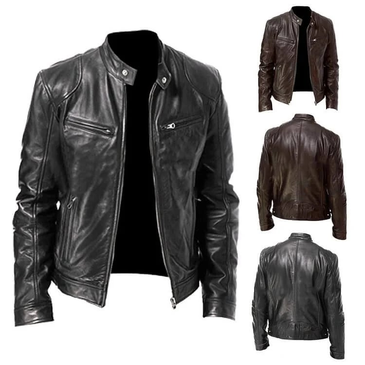 Men's Leather Jacket. mysite