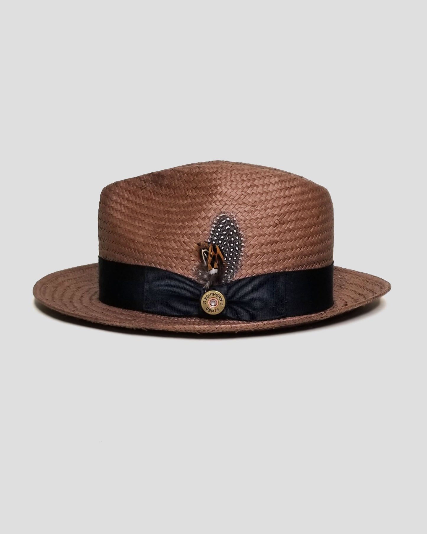 Miller Ranch Straw Trilby Fedora – Coffee[Fast shipping and box packing]