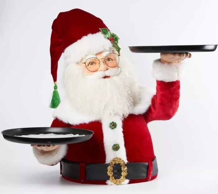 🎅Santa Holdings Tray Figurine mysite