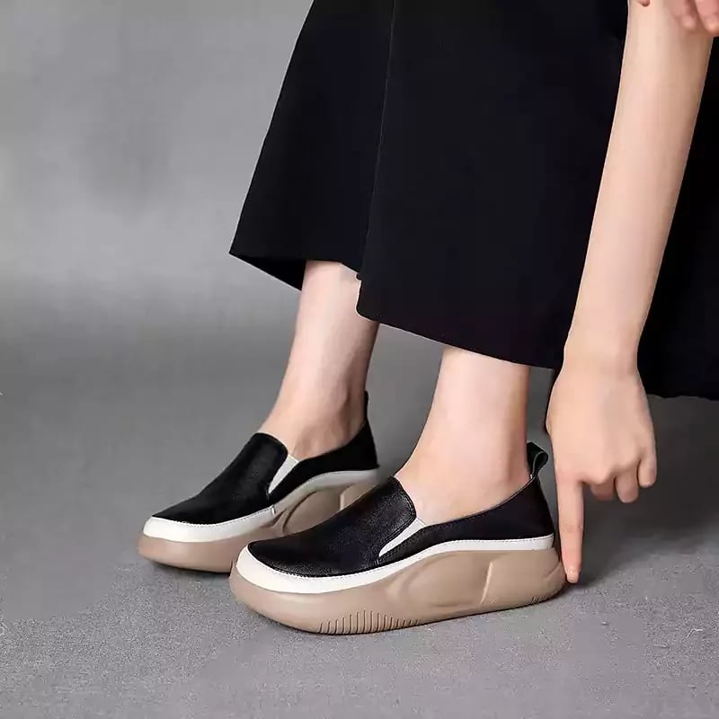 Women Fashion Platform Loafers mysite