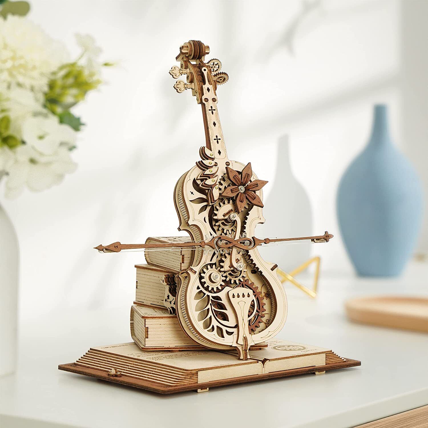 DIY Wooden Cello, Self Playing Musical Instrument, Magic Music Box, Co ...