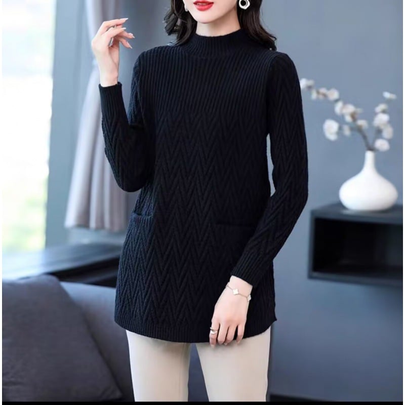 Women's Mid-Length Half Turtleneck Sweater🎊BUY 2 FREE SHIPPING mysite