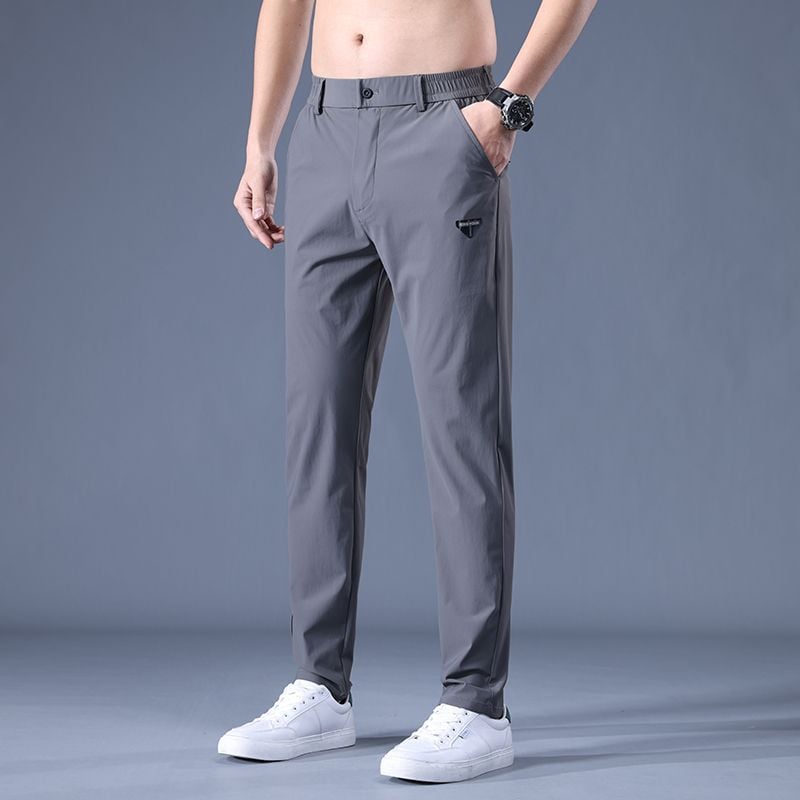 Men's Casual Elastic Straight-leg Pants mysite