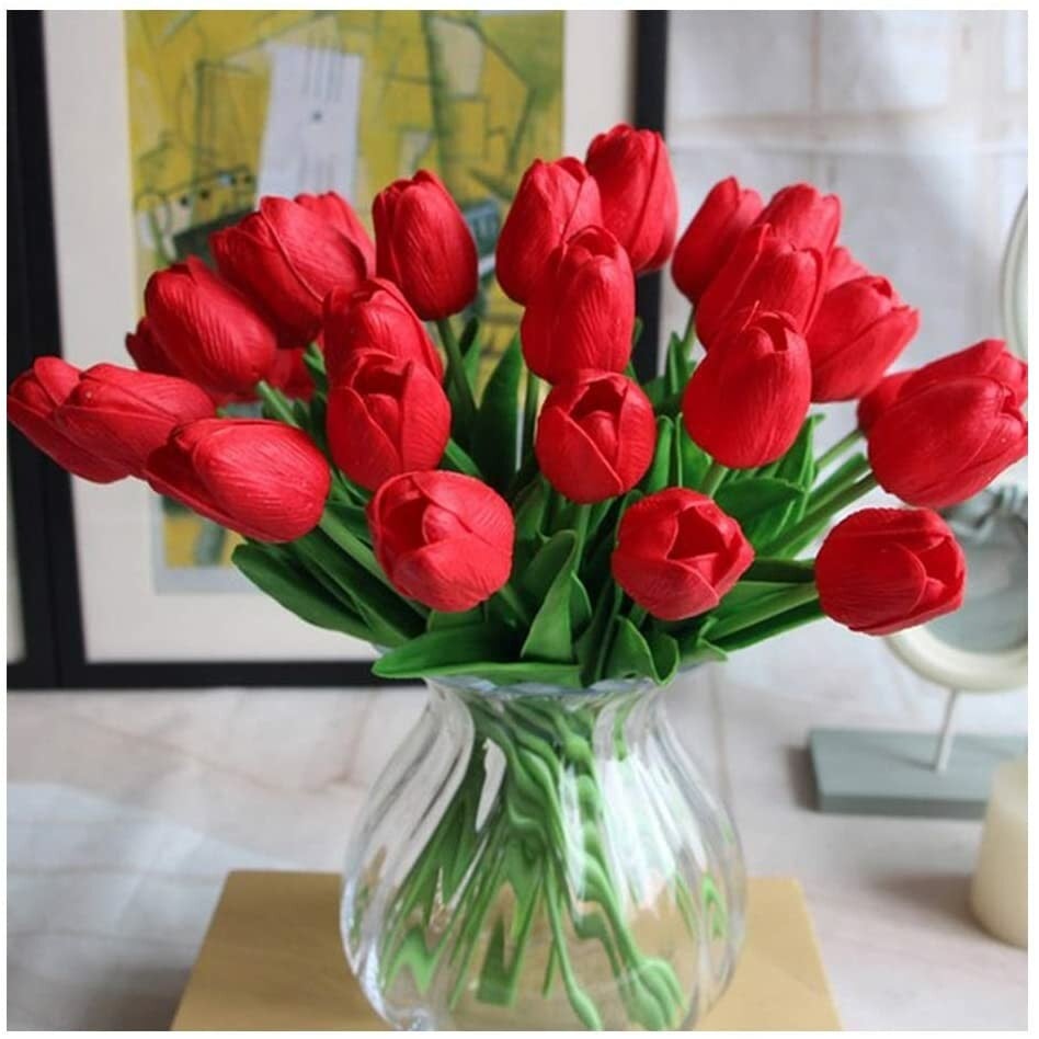 ✨LAST Day Sale-70off💓-High Quality Artificial Latex Tulips(PCS 10) mysite