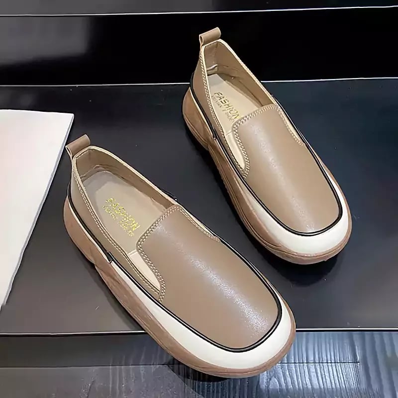 Women Fashion Platform Loafers mysite