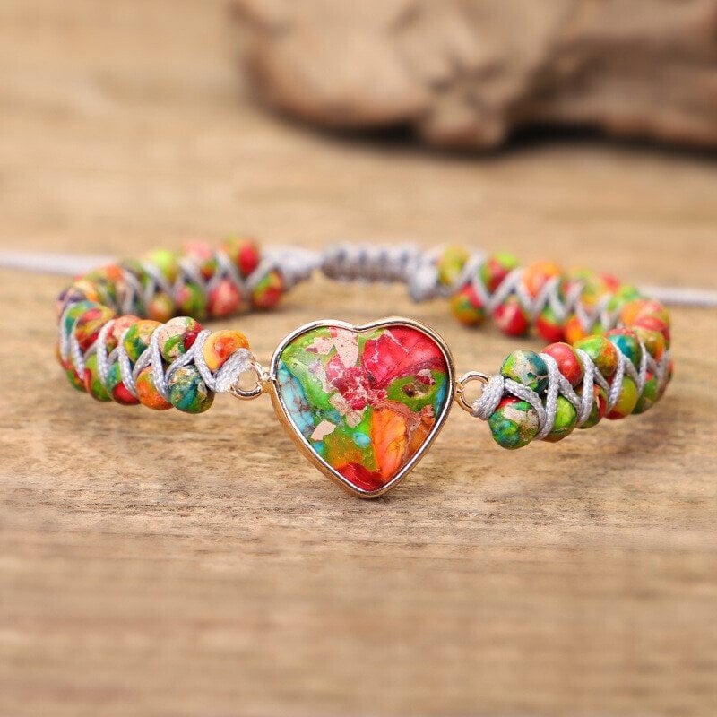 Passionate Heart Jasper Bracelet🎁The best gift for loved ones💕 mysite