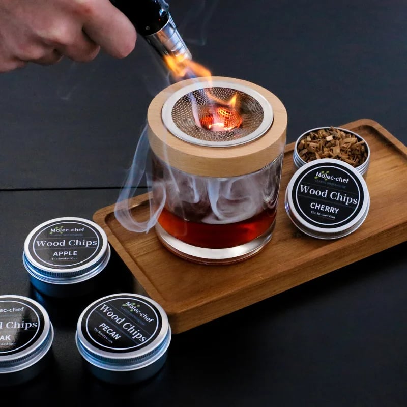 Cocktail Smoker with 8 flavors -Bourbon Whiskey Gifts for Men mysite