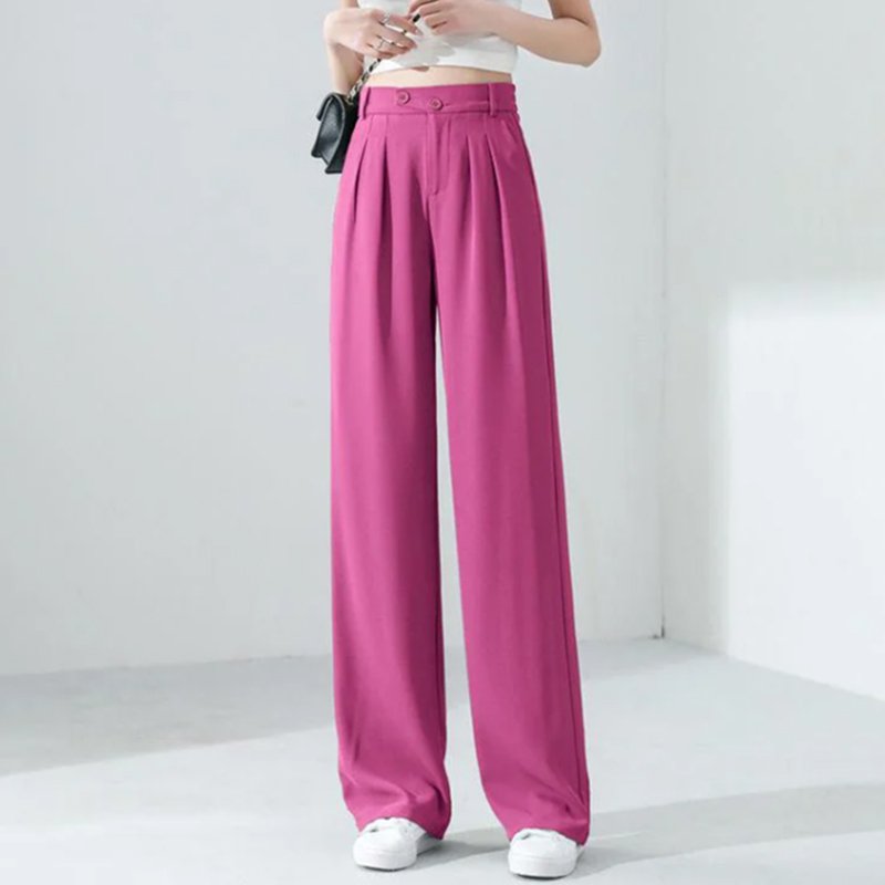 Woman's High waist wide leg pants  Loose Pants mysite