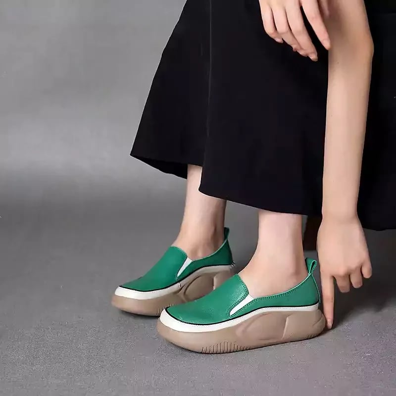 Women Fashion Platform Loafers mysite