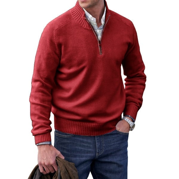 ✨Today's Deal - Men's Cashmere Zipper Basic Sweater (Buy 2 Free Shipping)😍 mysite