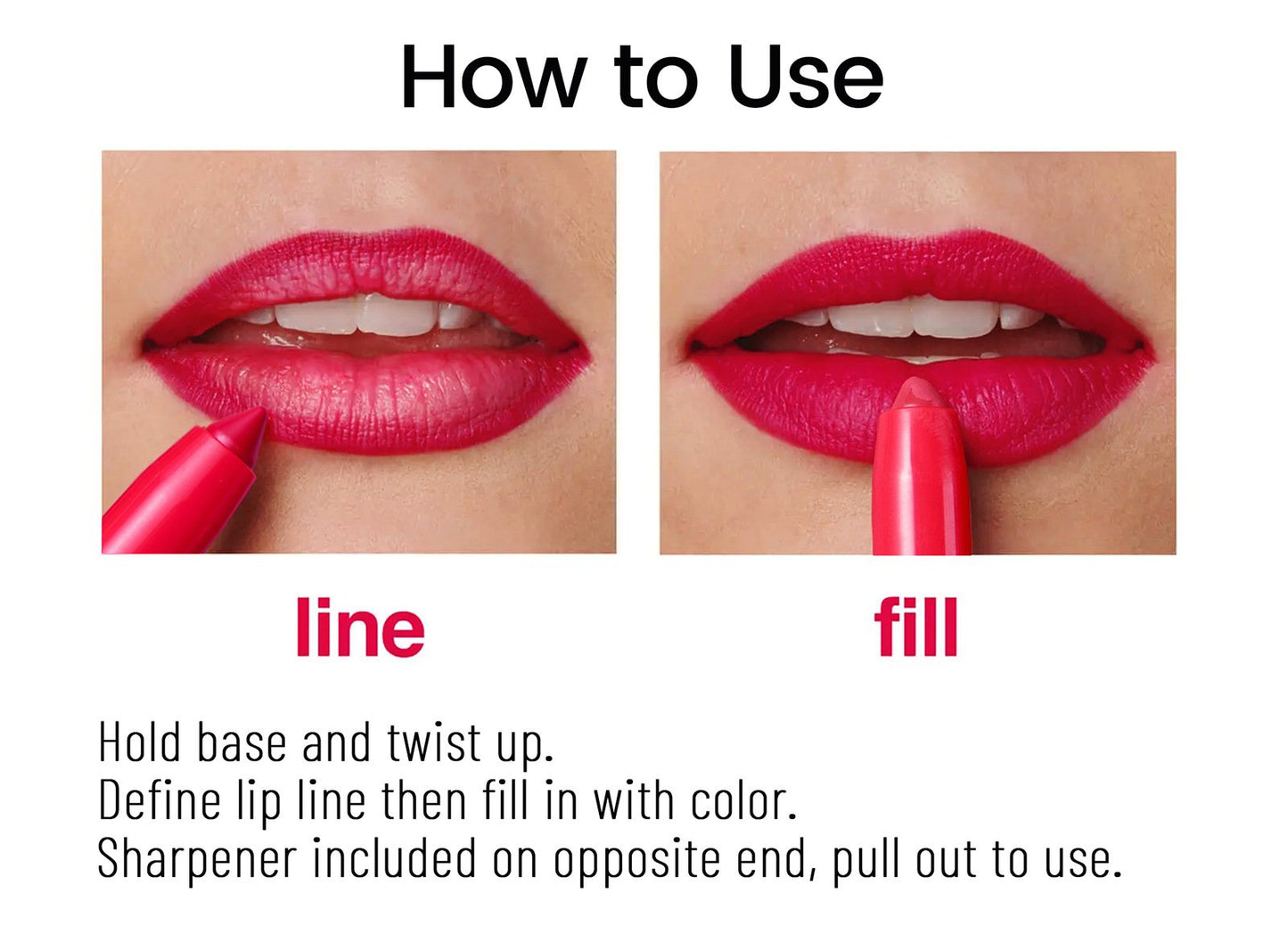 12 Color Rotating Sharpenable Matte Lipstick Pencils