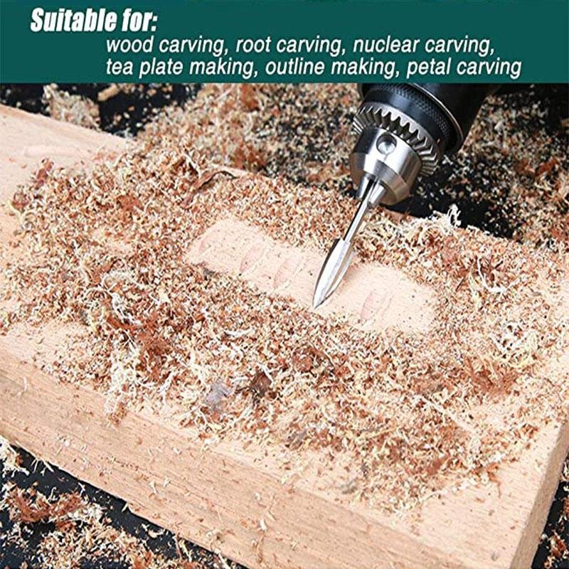 Elevate Your Woodworking Game with 5-Piece Wood Carving Drill Bit Set mysite