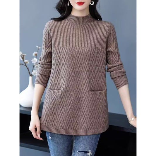 Women's Mid-Length Half Turtleneck Sweater🎊BUY 2 FREE SHIPPING mysite