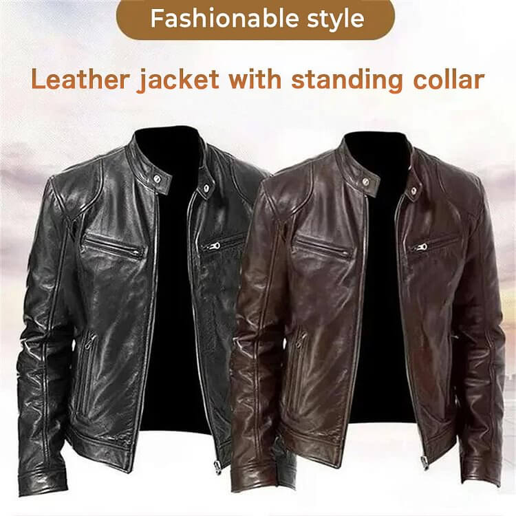 Men's Leather Jacket. mysite