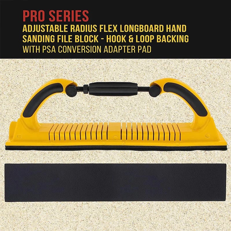 🔥Adjustable Radius Flex Longboard Hand Sanding File Block Hand Grinder
