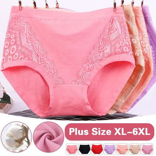 🔥Super Sale🔥 - 2023 Plus Size High Waist Leak Proof Cotton Panties mysite