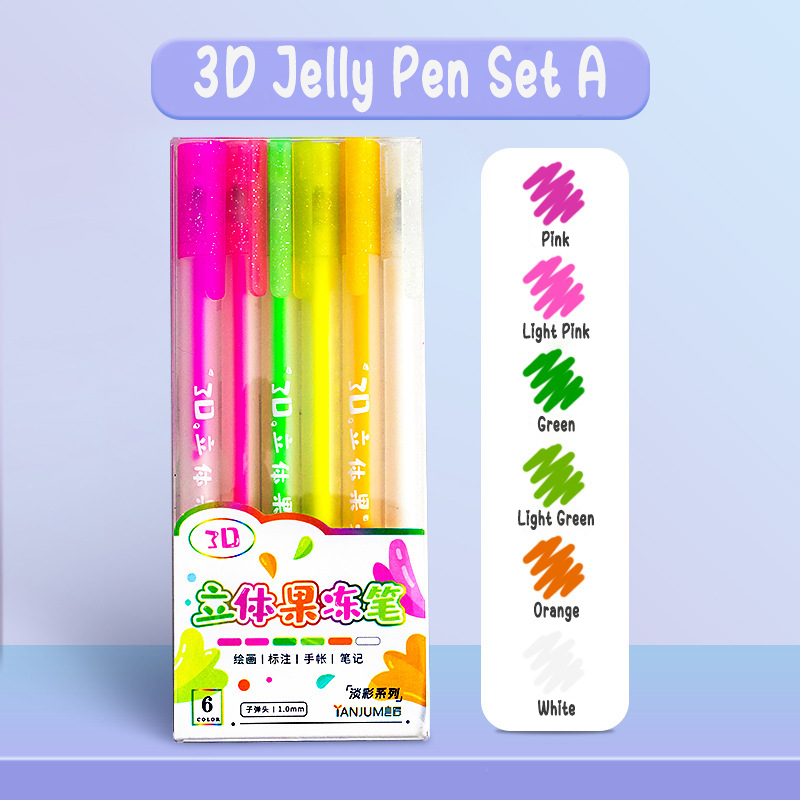 🎄Christmas Pre-sale Promotion🔥3D Jelly Pen Set mysite