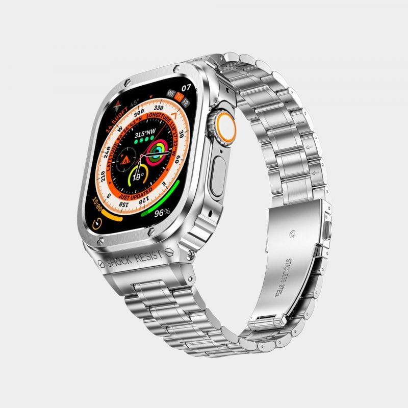 Watch Stainless Steel Band Alloy Case