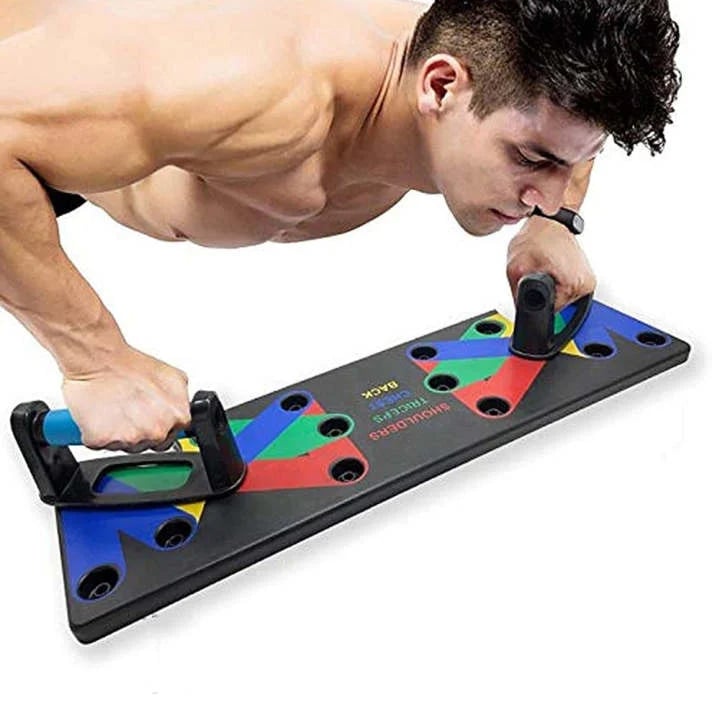 🌈Multifunctional Folding Push-up Fitness Board Sports Abdominal Device
