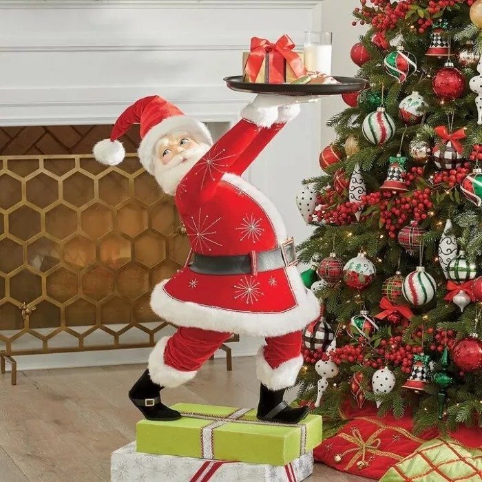 🎅Santa Holdings Tray Figurine mysite