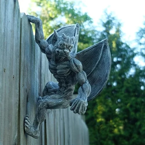 🔥 Dragon Winged Gargoyle Fence Hanger