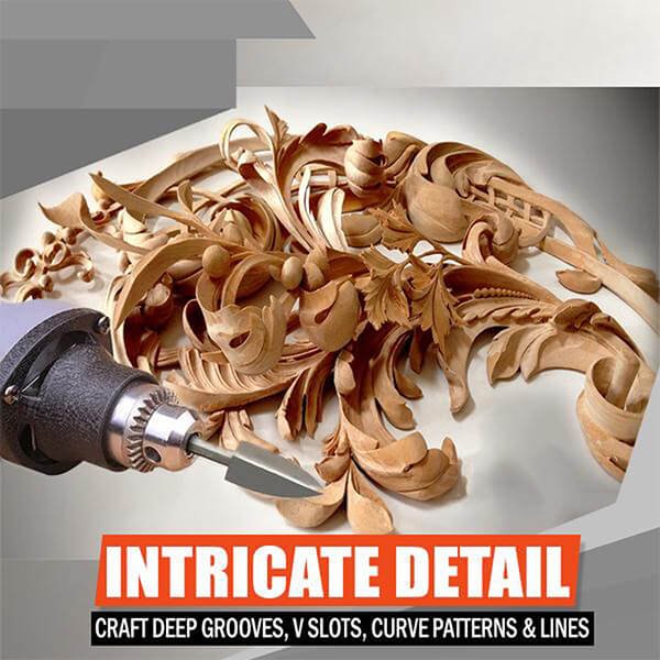 Elevate Your Woodworking Game with 5-Piece Wood Carving Drill Bit Set mysite