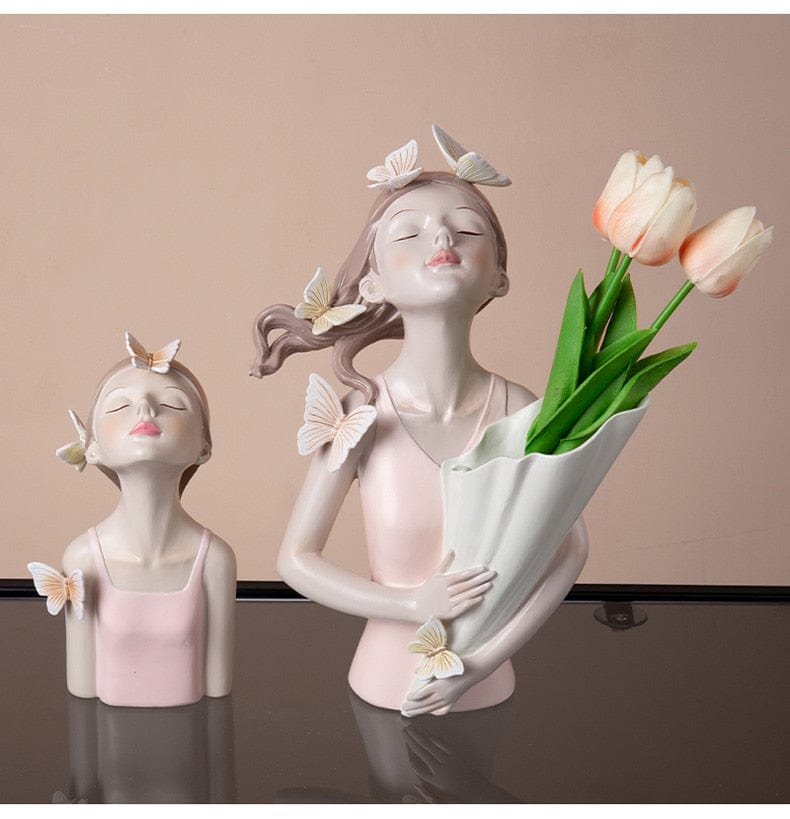 Ceramic Vase "Butterfly Girl" mysite