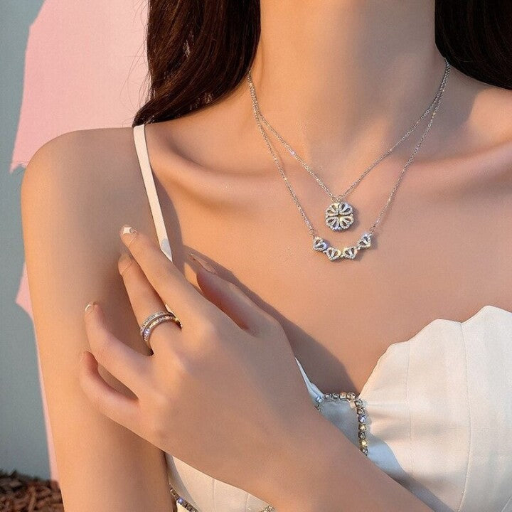 ☘Four-Leaf Heart Shape Necklace🎁The Best Gifts For Your Loved Ones mysite