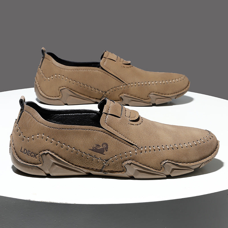 43% OFF丨Italian Hand Stitched Boots Plus Size Men's Shoes Low Top Men's Casual Shoes mysite
