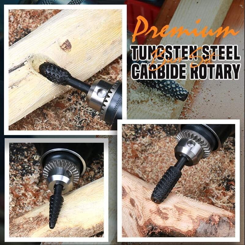 🔥Hot-Sale--Premium Tungsten Steel Carbide Rotary Burr Set 🔥