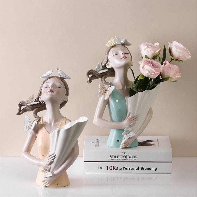 Ceramic Vase "Butterfly Girl" mysite