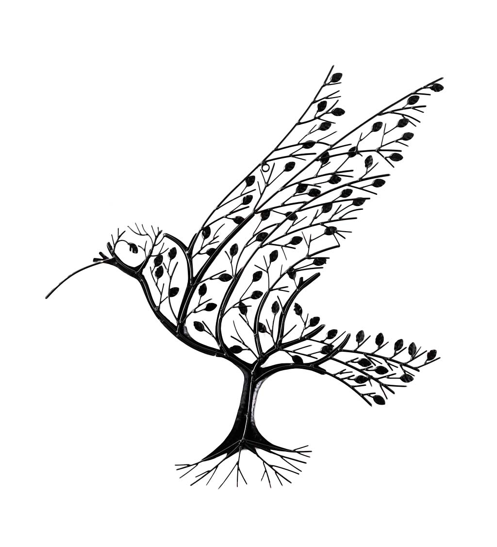 🔥HOT SALE 49% OFF - Hummingbird with Branches Metal Wall Art mysite