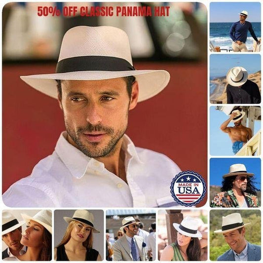 🌿Classic Panama Hat-Handmade In Ecuador mysite