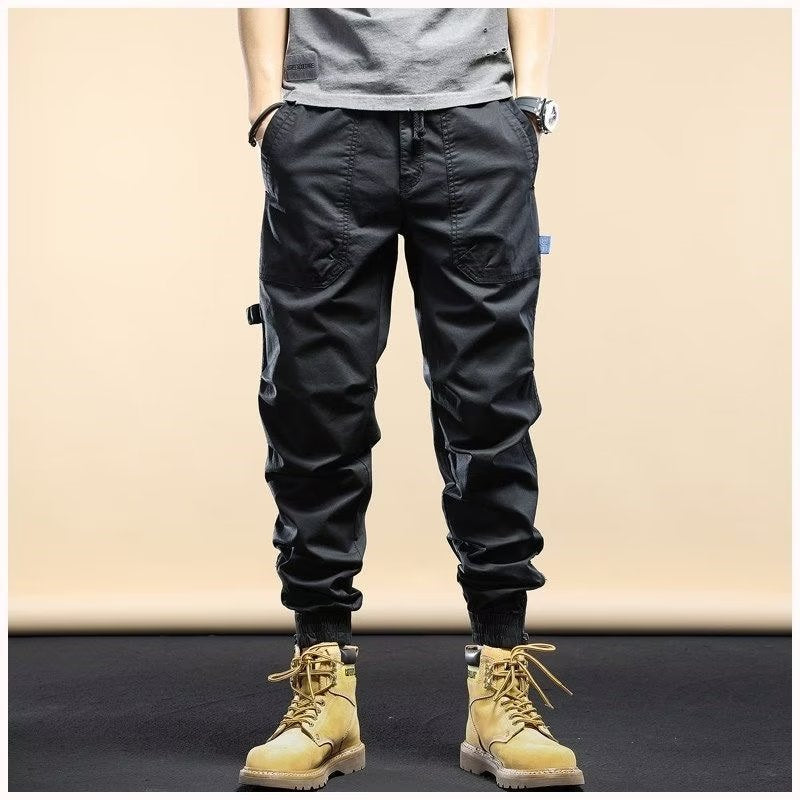 2023 SPRING MEN'S DISTRESSED SLIM FIT BIKER PANTS mysite