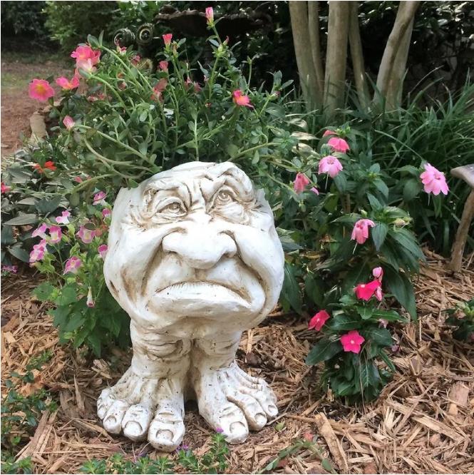 Mugglys Face Statue Planter - Happy New Year 49% OFF🎊 mysite