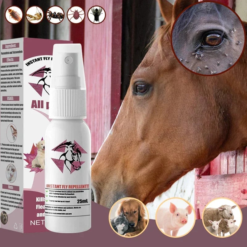 🍀Instant Equine Fly Repellent🔥Buy 2 Get 1 Free