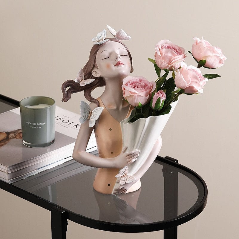 Ceramic Vase "Butterfly Girl" mysite