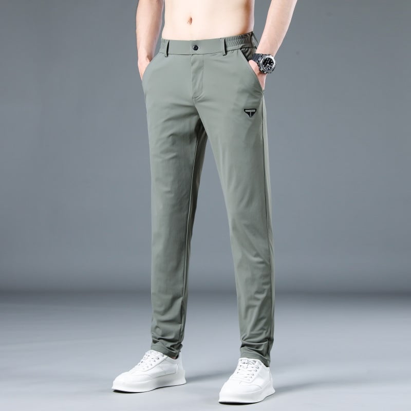 Men's Casual Elastic Straight-leg Pants mysite