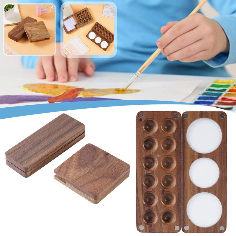 Portable Walnut Watercolor Palette mysite