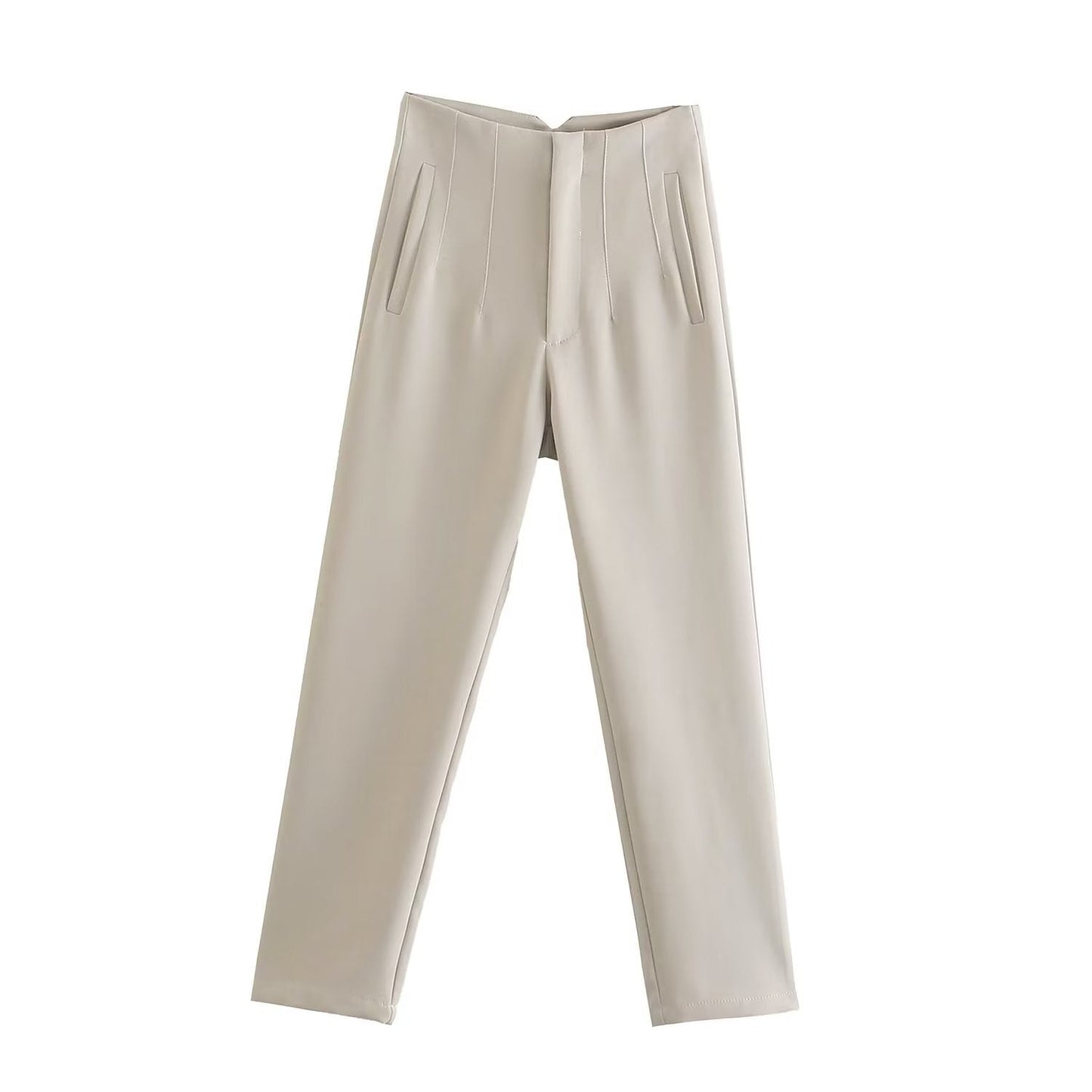 Tailored Pleat High Waist Pants - Buy two and get free shipping! mysite