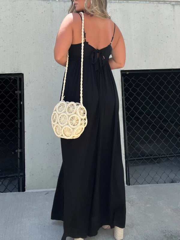 🔥V-Neck Effortless Wide Leg Jumpsuit mysite