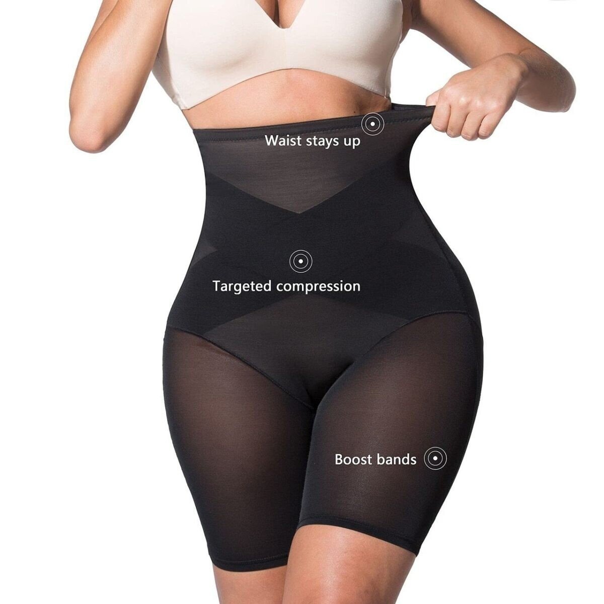 CROSS COMPRESSION ABS & BOOTY HIGH WAISTED SHAPER
