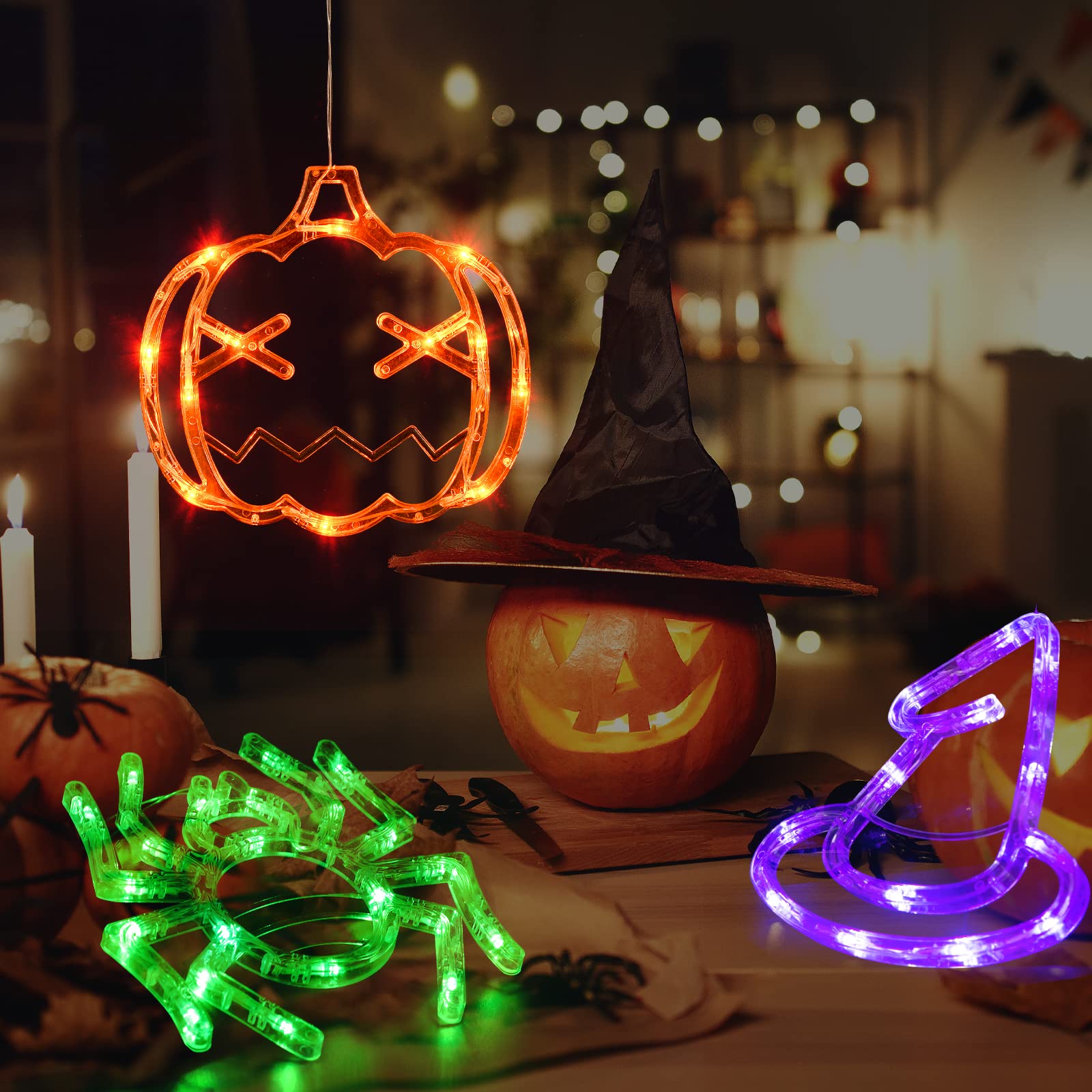 ✨Hot Sale✨ 2023 Upgrade Halloween Window Lights  Decorations mysite