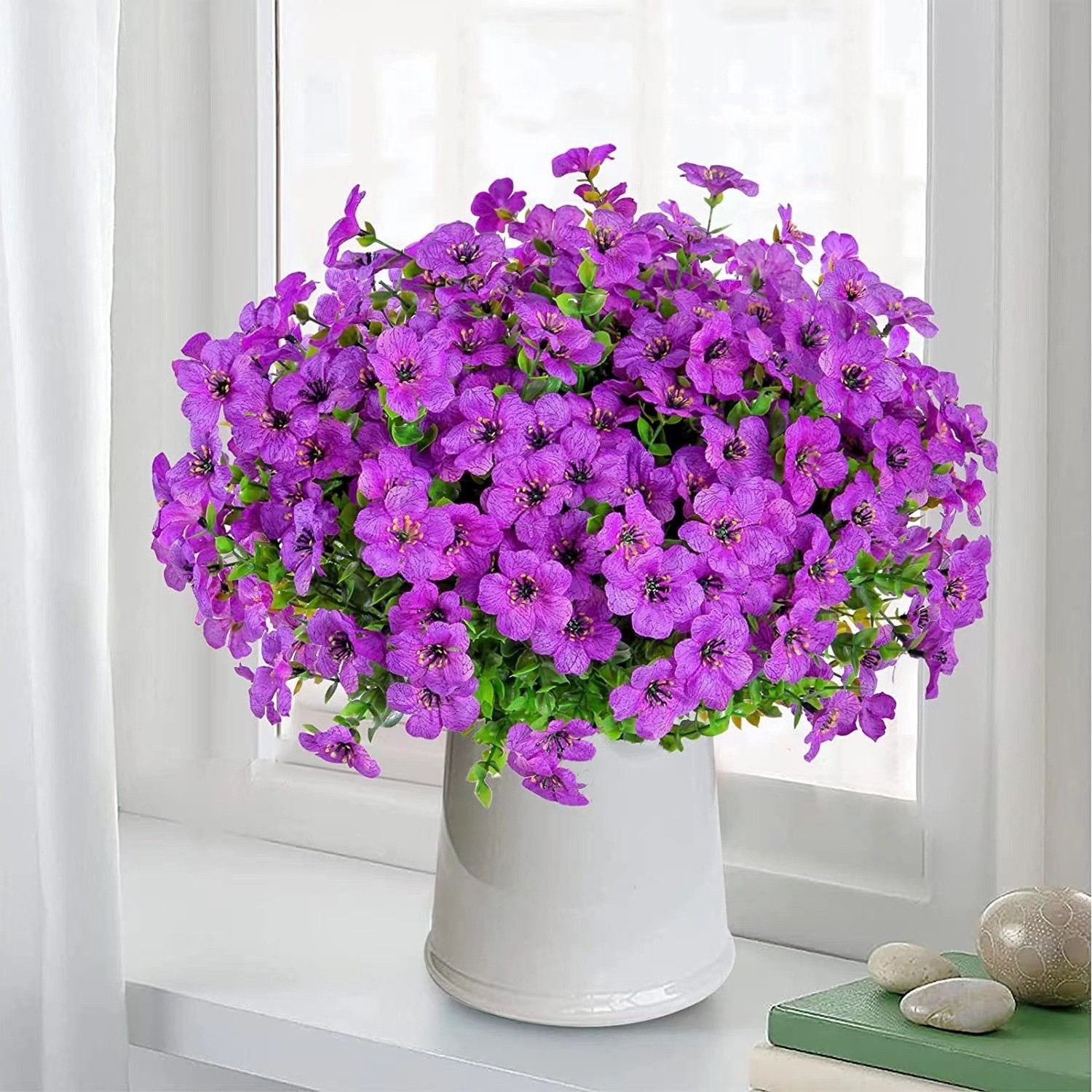 🔥 Outdoor Artificial Flowers💐Set of 7 bundles mysite