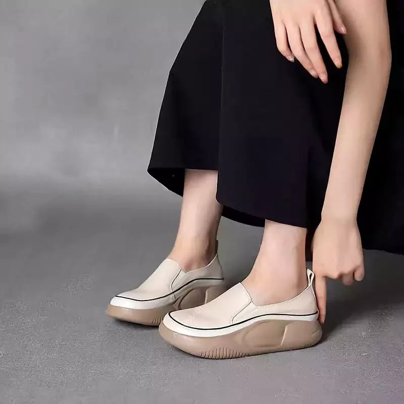 Women Fashion Platform Loafers mysite